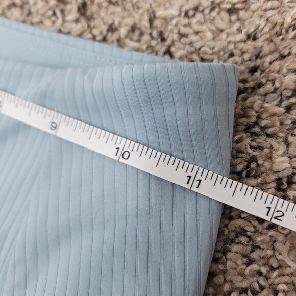 NWT Girlfriend Collective Ribbed High-Rise Legging in Mist Blue/ Gray Size XS - Picture 5 of 8